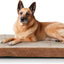 Cama ortopédica perro espuma viscoelástica 46x28pulg marrón