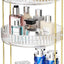 Organiz. giratorio 360° para maquillaje y baño 3 niveles