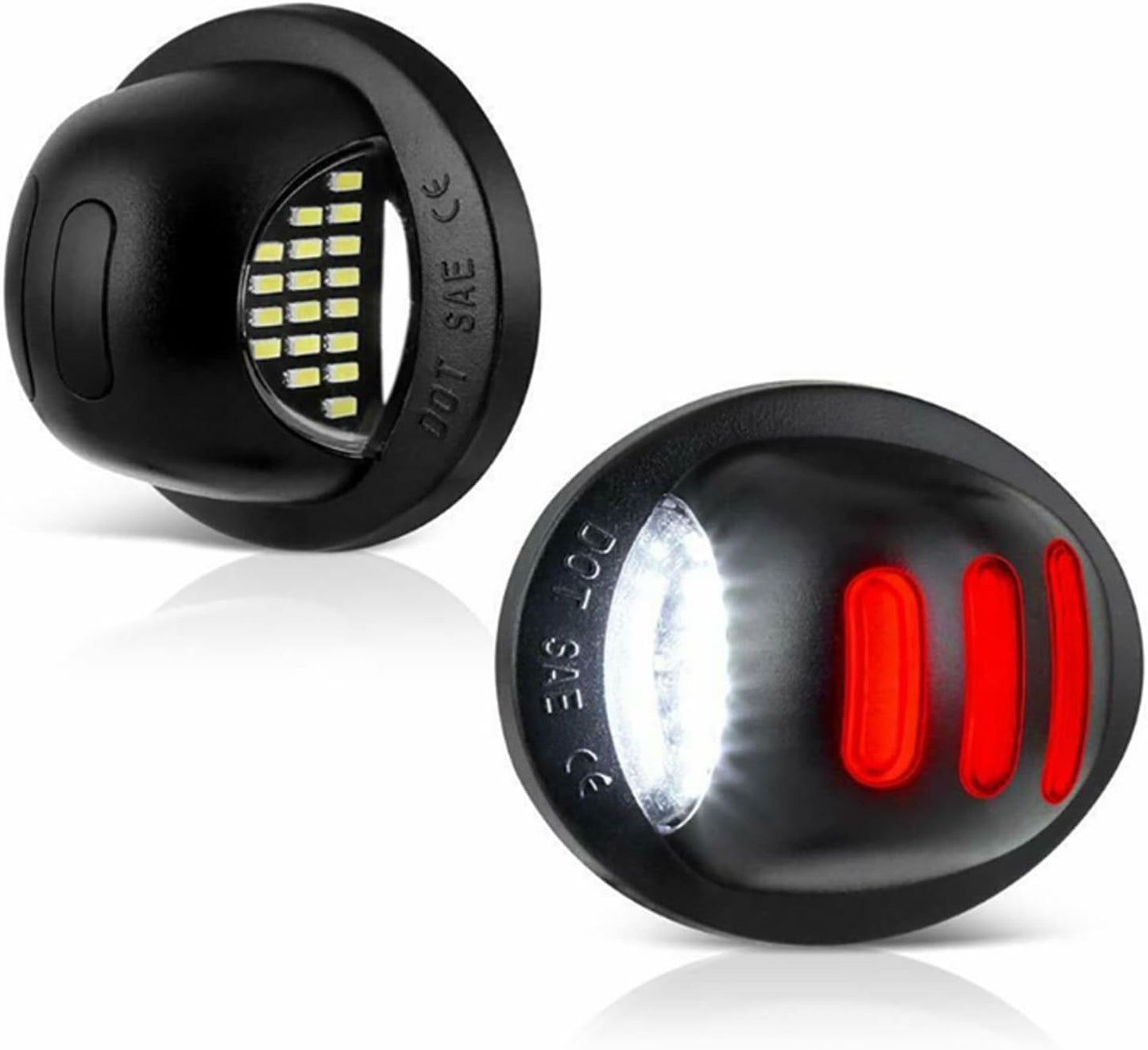 Luz LED matrícula tubo neón OLED rojo Ford F150 F250 F350