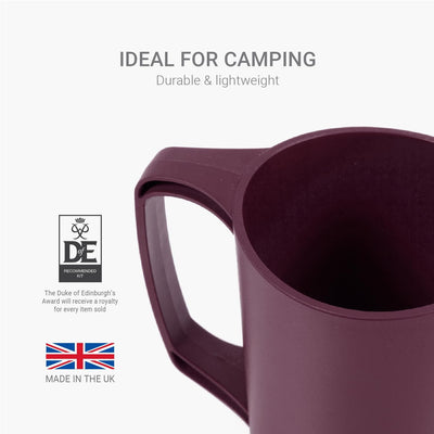 Set 4 Pzas Vajilla Plástico para Camping y Viajes