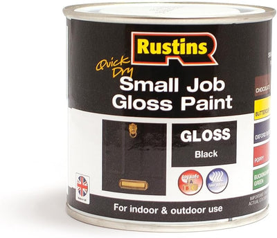 Pintura brillante negra 8.5oz