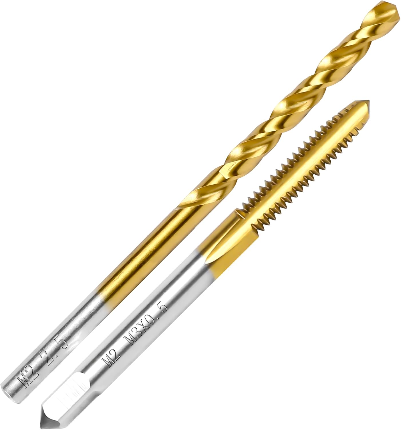 Juego llave y broca métrico M2.5 HSS para metal