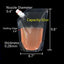 Bolsa plástica plegable 32oz sin BPA para almacenar agua