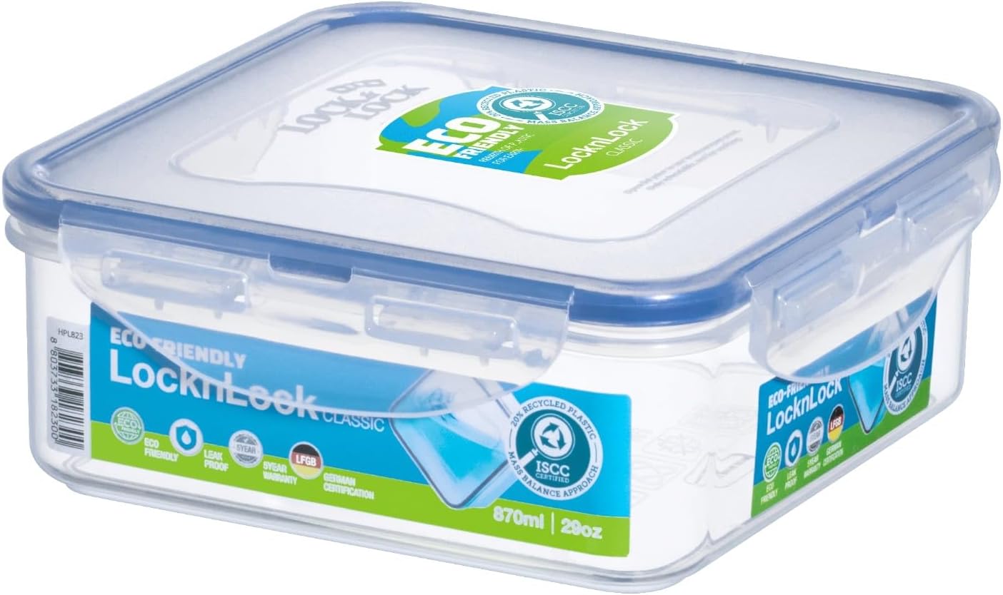 Tapas almacenamiento alimentos herméticas 29oz transparente