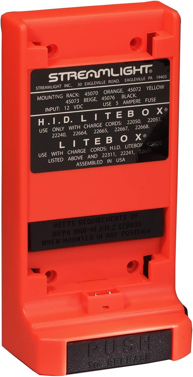 Estante para linternas LiteBox FireBox HID naranja