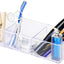 Organiz. cajones plástico transparente 3 compartimentos