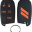 Funda silicona llavero 5 botones Dodge Challenger Charger
