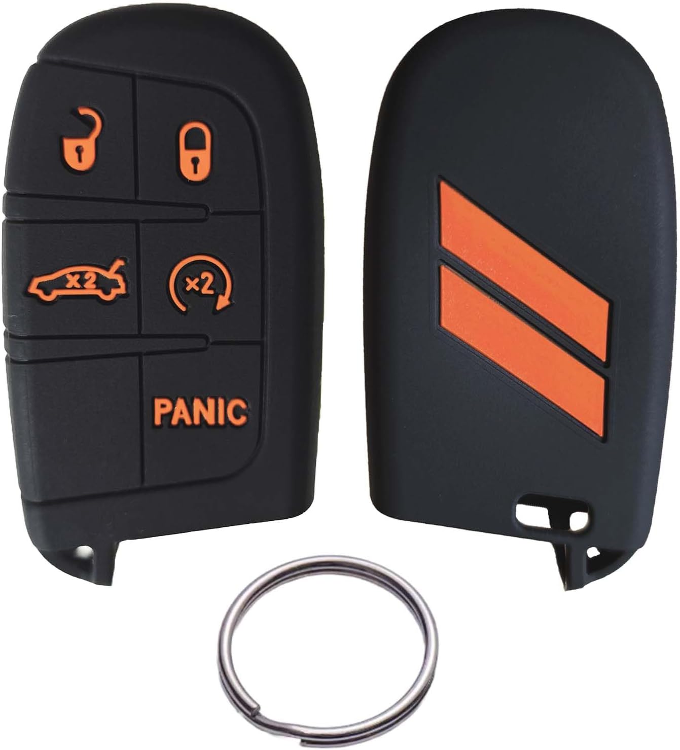 Funda silicona llavero 5 botones Dodge Challenger Charger