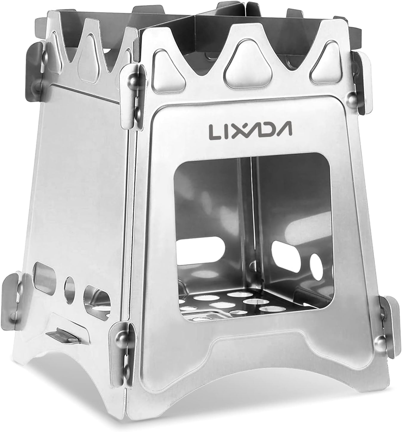 Estufa portátil acero inox para camping y picnic