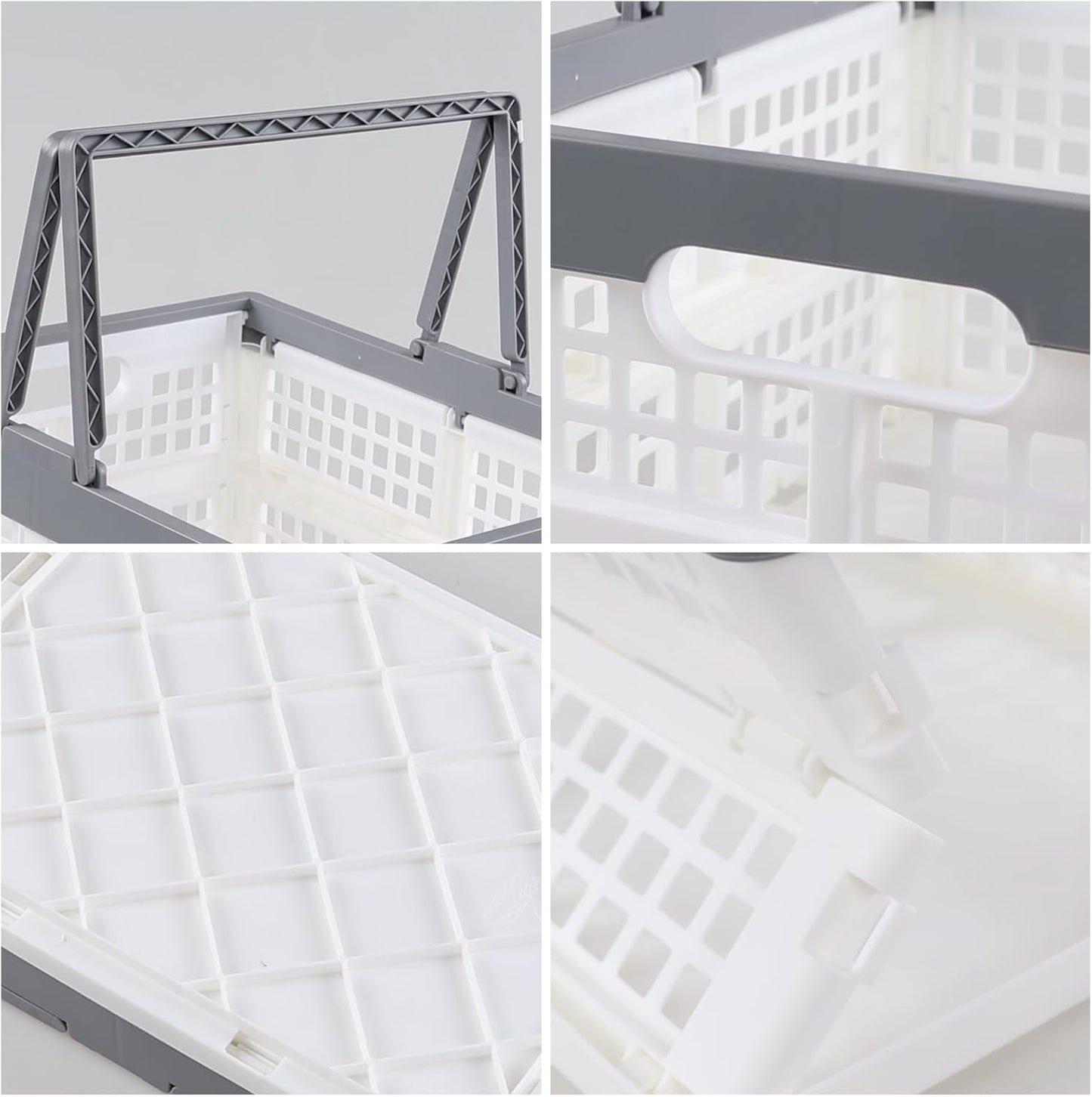 2 Cajas Almacenamiento Plegables Plástico 15L