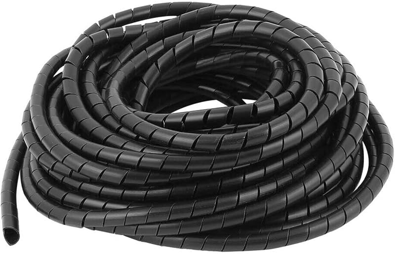 Envoltura cable espiral 1/2pulg 20pies para organizador cables