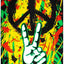Bandera Hippie Tie Dye Vertical Mermelada