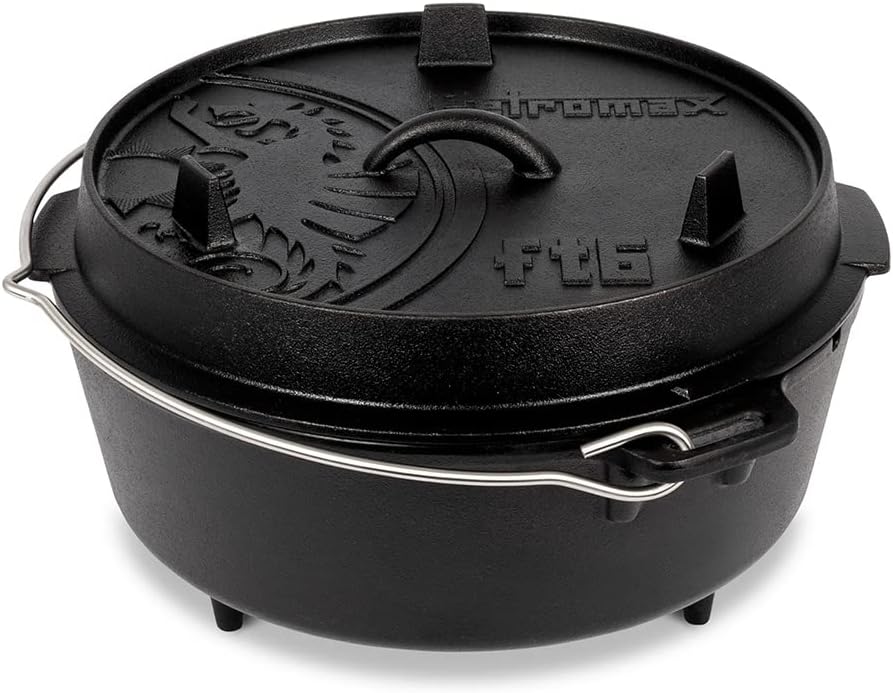 Horno holandés hierro fundido para cocinar al aire libre