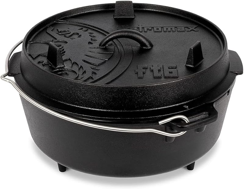 Horno holandés hierro fundido para cocinar al aire libre