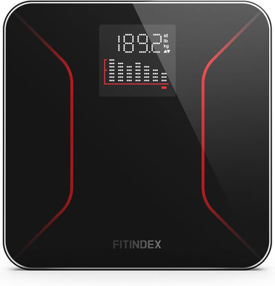 Báscula baño digital LCD grande vidrio templado 400lb