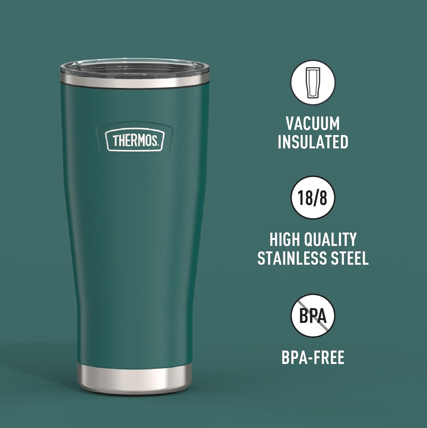 Vaso acero inox 24oz tapa deslizante antifugas 6h calientes