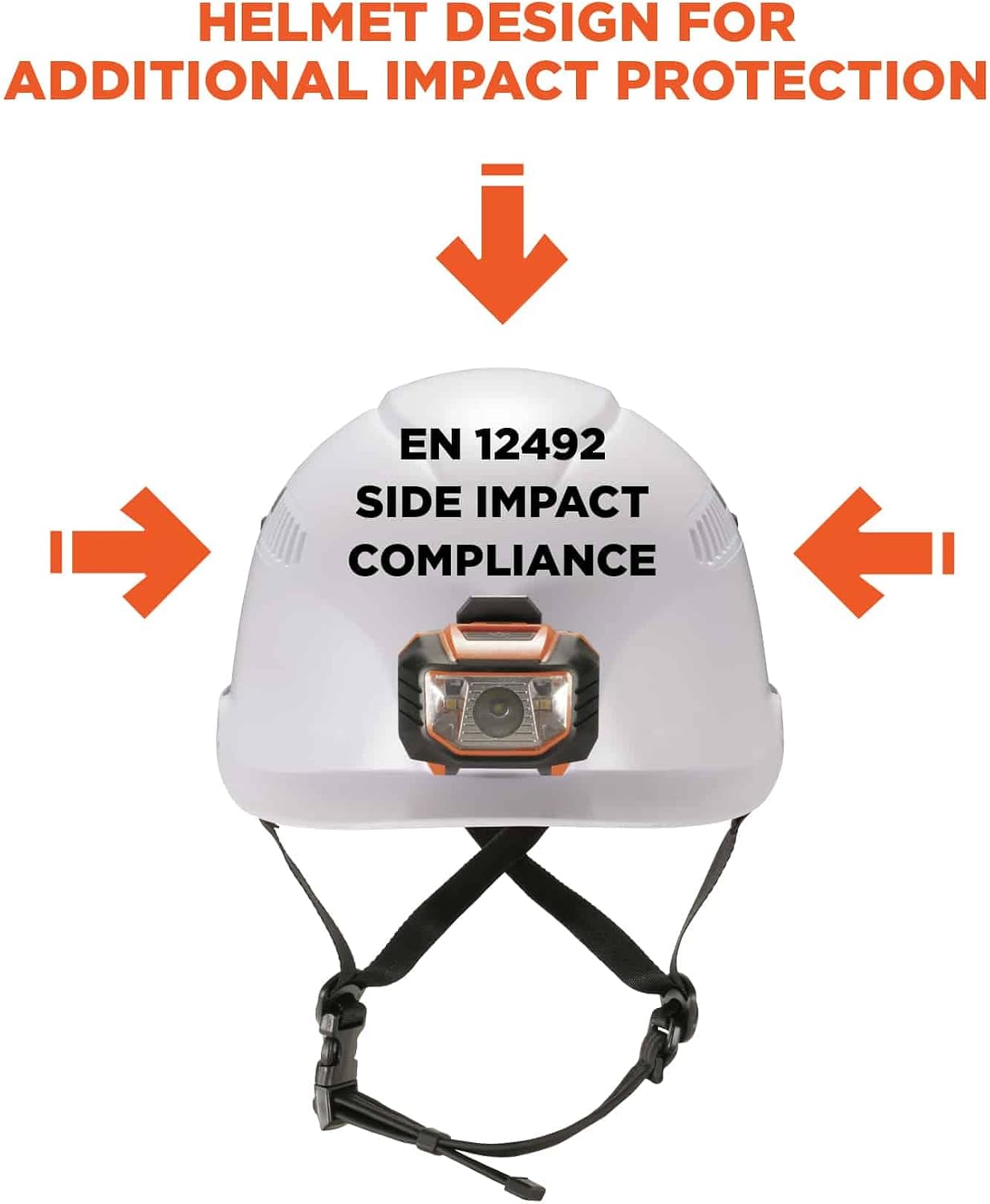 Casco seguridad clase C con luz 8975LED