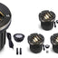 Luces empotradas suelo LED latón 12V bronces antiguo