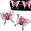 2 Pzas Ambientador Aire Mariposa Rosa con Clips Ventilación Coche