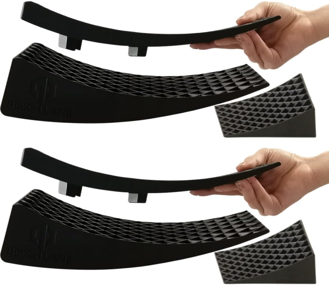 Nivelador apilable RV patentado para caravanas doble eje