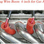 Protector térmico cable bujía 2500 pack 8 rojo