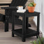 Mesa auxiliar Adirondack Deluxe Keter Negro