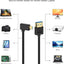 Cable HDMI micro a HDMI 1 pie 90° 48 Gbps 8K 60Hz