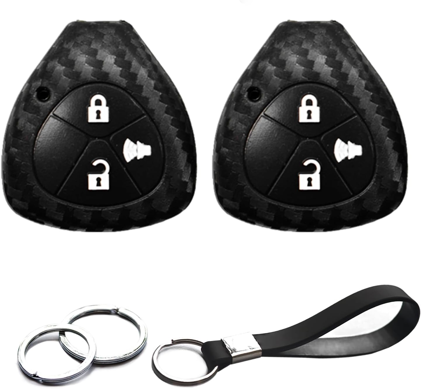 2 Pzas Funda llaves comp Toyota 4Runner Corolla RAV4 Yaris