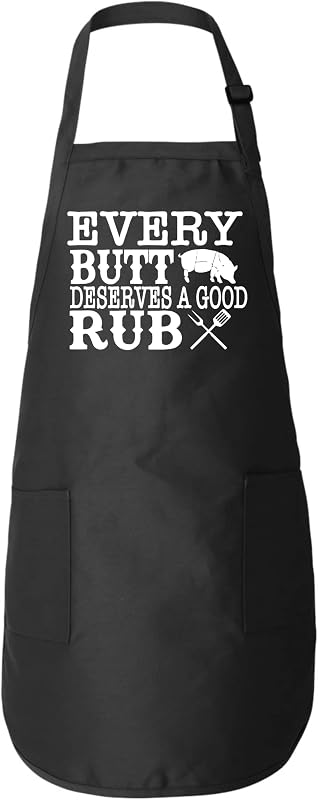Delantal BBQ Negro Regalo Día del Padre y Madre