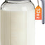 Pitcher Vidrio 32oz con Tapón para Café Frío Agua Jugo