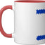 Taza Cerámica Magen David Estrella de David Rojo/Blanco
