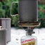 Estufa camping acero inox para cocinar fácil y eficiente