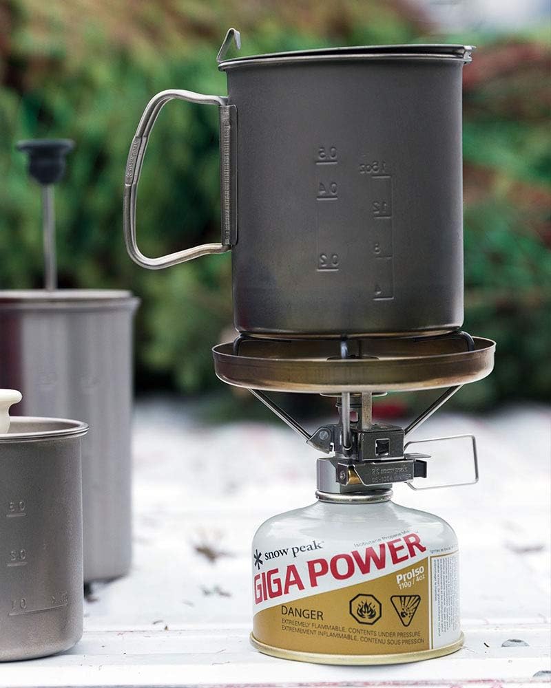 Estufa camping acero inox para cocinar fácil y eficiente