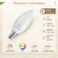 Bombilla LED candelabro 5W 3000K blanco cálido