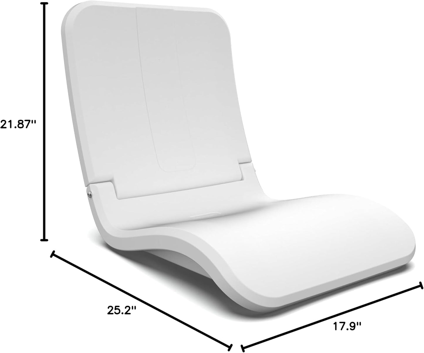 Silla plegable para piscina playa estadio plástico duradero
