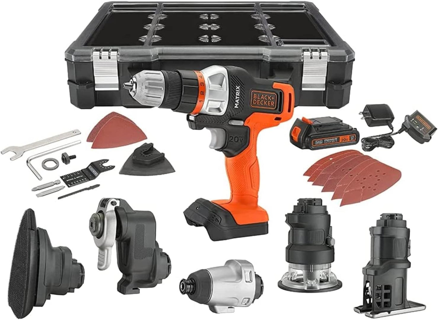 Set 6 herramientas Matrix estuche BDCDMT1206KITC