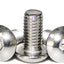 100 cabezas botón M4 acero inox 18-8 ISO 7380