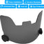 Visera fútbol resistente impactos para casco niños