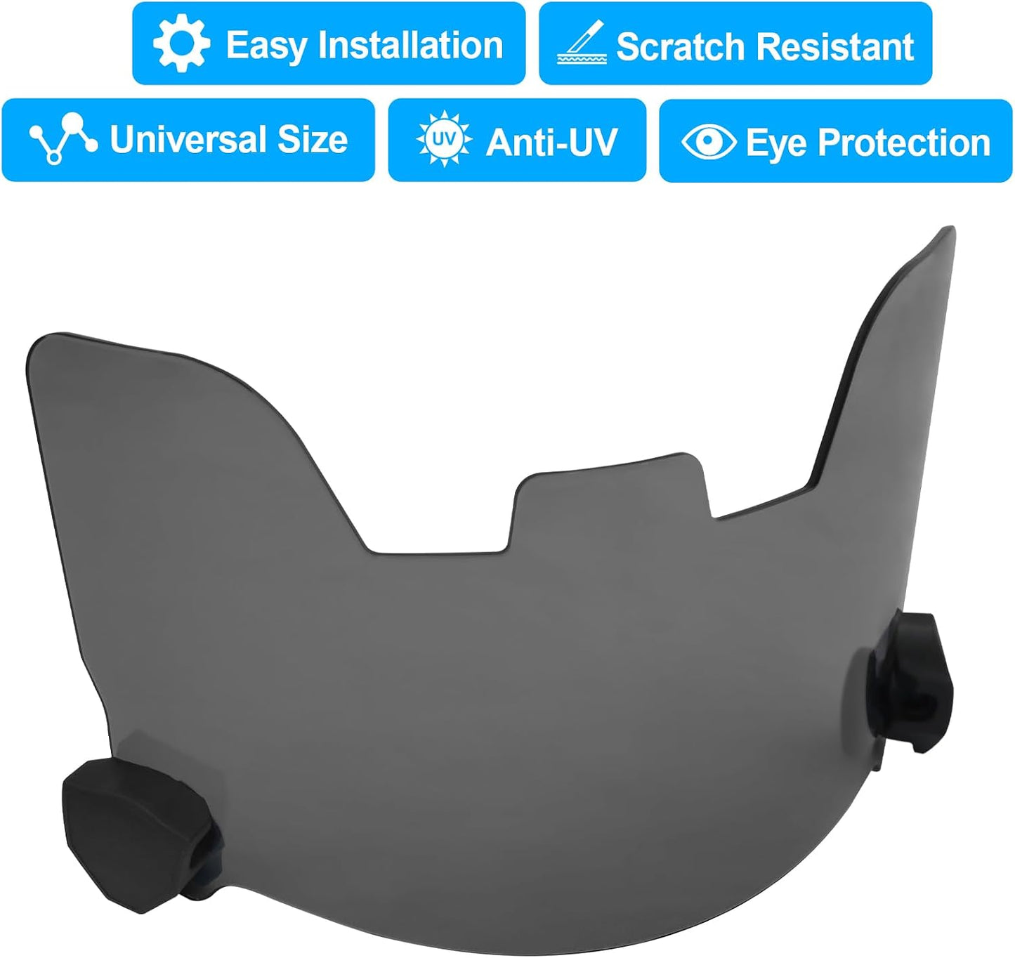 Visera fútbol resistente impactos para casco niños