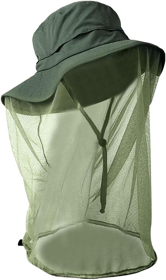 Mosquitero al aire libre cubo sombrero para mujer y hombre
