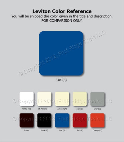 Placa pared nailon Midway 1 gang 1 dúplex azul