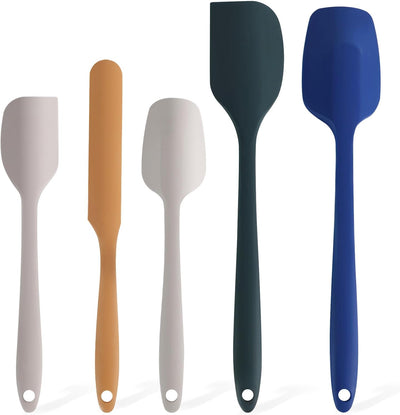 Set 5 espátulas silicona antiadherente resistente calor