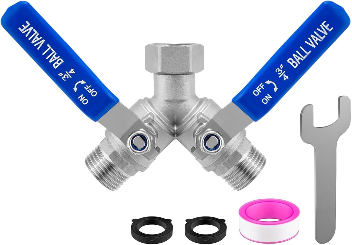 Divisor manguera acero inox 304 3/4pulg
