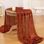 Camino mesa gasa terracota 3 Pzas 35x120pulg bohemio rústico
