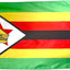 Bandera Zimbabwe 3x5ft multicolor fabricada EE.UU.