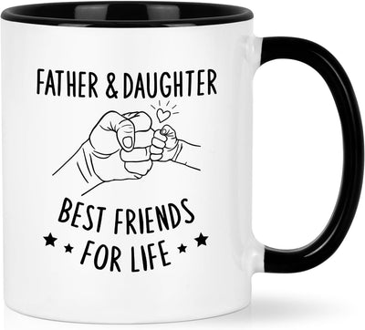 Taza 11oz regalo papá hija mejor amigo