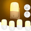 Luz Nocturna Led Enchufable 4 Pzas Sensor Anochecer 3 Brillo