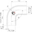 Manguera codo silicona 2pulg acoplador negro 4 capas