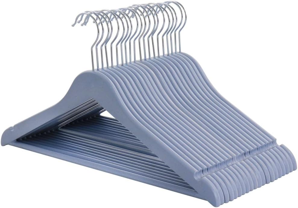 20 Pzas Perchas Eco Friendly Azul