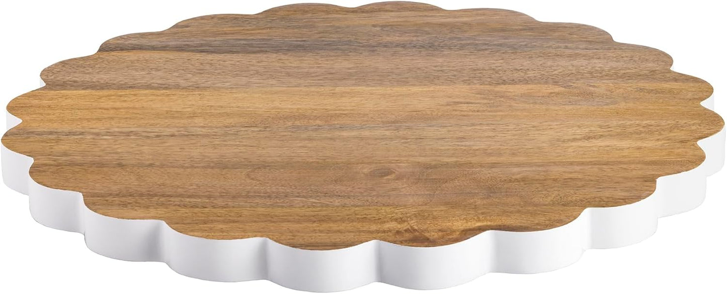 Lazy Susan Madera Festoneada